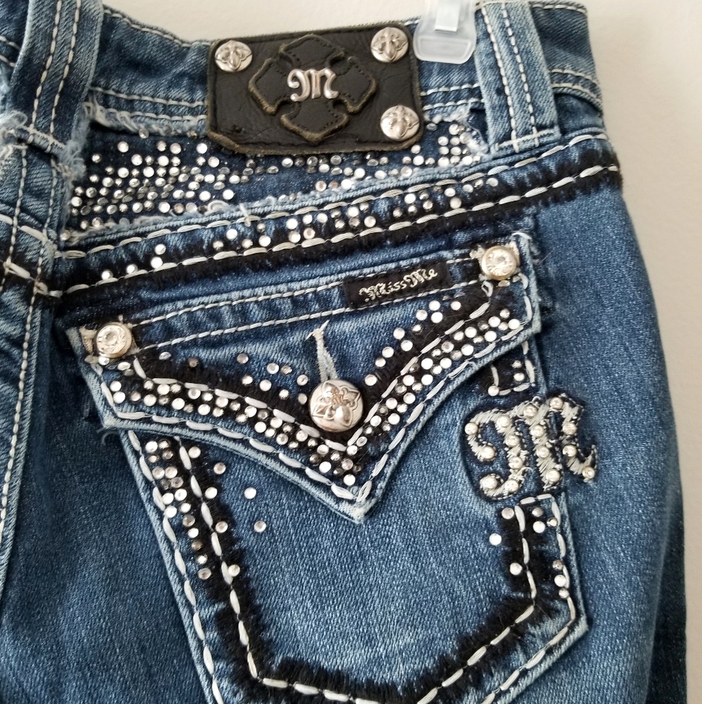 Miss Me Rhinestone Skinny Jeans